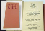HOLAN, VLADIMÍR: ŽIVOT. Pět básní tištěných z rukopisu. - 1976.
