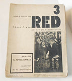 RED. Měsíčník pro moderní kulturu. Roč. II. č. 3, listopad 1928. - Památce Guillaumea Apollinairea.