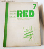 RED. Měsíčník pro moderní kulturu. Roč. 2., č. 7., březen 1929. - De Stijl.