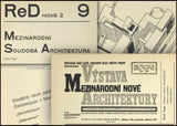 RED. Měsíčník pro moderní kulturu.  Roč. II. č. 9, květen 1929. Karel Teige: Mezinárodní soudobá architektura.