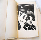Teige - SUK; IVAN: LESY A ULICE. / 1920. 3 original linocuts by Karel Teige.