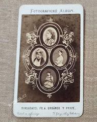 Eckert - FOTOGRAFICKÉ ALBUM č. 9., kol. r. 1880. / operní zpěvačky.