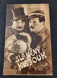 VOSKOVEC A WERICH: SLAMĚNÝ KLOBOUK. - divadelní program, duben 1934.