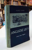 ČAPEK, KAREL: ANGLICKÉ LISTY. Letters from England. London, 1951. - exil.