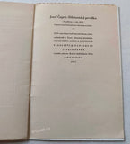 ČAPEK, JOSEF: DILETANTSKÁ POVÍDKA. Feuilleton z roku 1920.