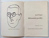 ČAPEK, JOSEF: DILETANTSKÁ POVÍDKA. Feuilleton z roku 1920.
