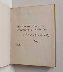 HOFFMEISTER; ADOLF: CAMBRIDGE = PRAHA. / HLEDÁ SE MUŽ, KTERÝ MÁ DOST ČASU. - 1926, 1927. S věnováním autora.