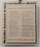 Štyrský - JEŽEK; JAROSLAV: HEJ RUP. - 1934. Podpisy Ježek, Voskovec a Werich.