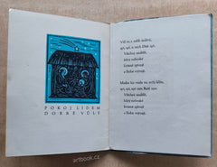 Francouzská koleda "Vůl tu a oslík šedivý, spí, spí, u nich Dítě spí ..." - 1937, Olomouc, B. Valihrach.