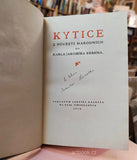 Erben - KYTICE Z POVĚSTÍ NÁRODNÍCH OD KARLA JAROMÍRA ERBENA. Vybrané knihy sv. IV. 1916.