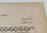 JEŽEK, VOSKOVEC A WERICH: TŘI STRÁŽNICI - 1930. Podpisy Ježek, Voskovec, Werich.
