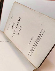 KLÍMA; LADISLAV: SVĚT JAKO VĚDOMÍ A NIC. - 1928.