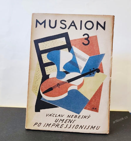 NEBESKÝ; VÁCLAV: UMĚNÍ PO IMPRESSIONISMU. - 1923. Musaion III. Obálka litografie RUDOLF KREMLIČKA.