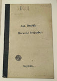 DVOŘÁK, ANTONÍN: MORAVSKÉ DVOJZPĚVY. op. 32., č. 1-13. soprán.