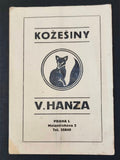 Voskovec a Werich - LOKÁLNÍ PATRIOT. 1937. Roč. X. č. 1., noviny Osvobozeného divadla.