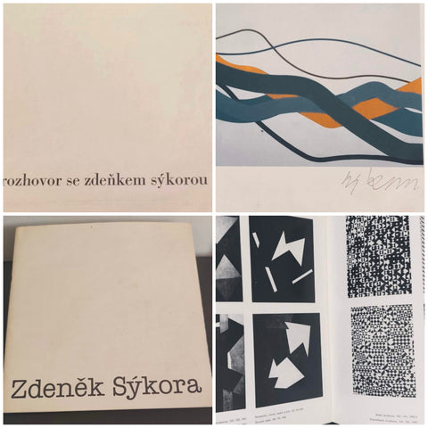 Vítek Čapek. Rozhovor se Zdeňkem Sýkorou. - 1986. + katalog a pozvánka s podpisem.