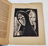 JOSEF ČAPEK. 4 původní linolea.  - ČERVEN, č. 13/14. (1918).