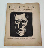 JOSEF ČAPEK. 4 původní linolea.  - ČERVEN, č. 13/14. (1918).