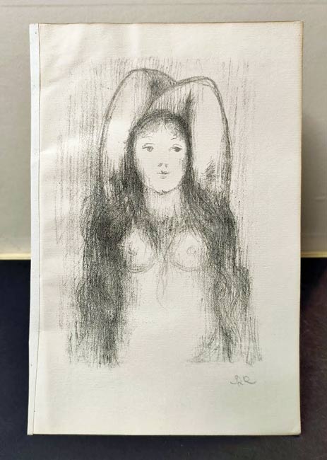 Rudolf Kremlička. Probuzení. Litografie. 170x115 mm, sign. tužkou, monogram RK.