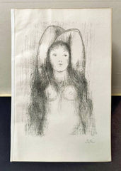 Rudolf Kremlička. Probuzení. Litografie. 170x115 mm, sign. tužkou, monogram RK.