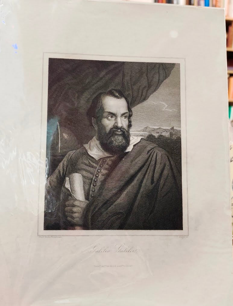 GALILEO GALILEI - ocelorytina, ca. 1846.