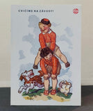 Marie Fischerová-Kvěchová. X. všesokolský slet, červenec 1938.