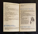 Werich, Horníček - W+H Receptář. Propagační tiskovina Tukového průmyslu, 60 léta.