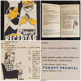 Werich, Horníček - W+H Receptář. Propagační tiskovina Tukového průmyslu, 60 léta.