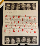 Jiří Voskovec, Jan Werich, Jaroslav Ježek: Kat a blázen. - divadelní program, 1962.