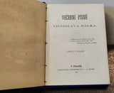 HÁLEK, VÍTĚZSLAV: VEČERNÍ PÍSNĚ. - 1871.