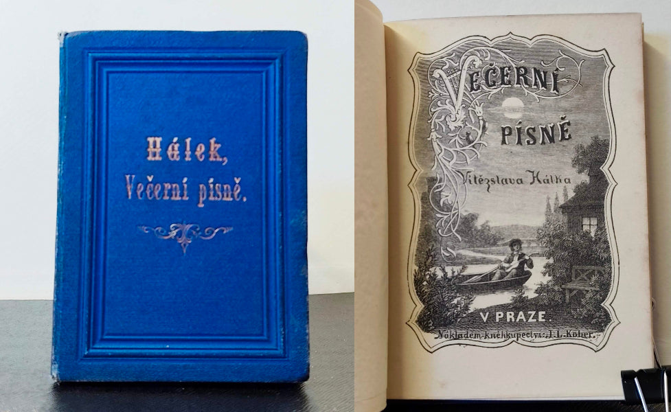 HÁLEK, VÍTĚZSLAV: VEČERNÍ PÍSNĚ. - 1871.