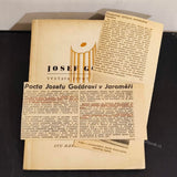 ARCHITEKT JOSEF GOČÁR (1880 - 1945). Posmrtná výstava. Červen 1947.