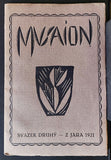 MUSAION. Sborník pro moderní umění. Sv. II. 1921.