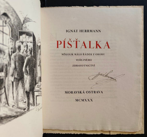 HERRMANN, IGNÁT: PÍŠŤALKA. - 1930.