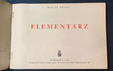 Slabikář - ELEMENTARZ. Marian Falski, il. Tadeusz Gronowski. 1955.