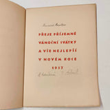 Moravec, 2 kolor. lino. - BRATRU JANU ŽIŽKOVI Z KALICHU, SPRÁVCI LIDU TÁBORSKÉHO, V NADĚJI BOŽÍ. 1936.