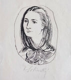 Karel Svolinský. Božena Němcová. - rytina, sign.