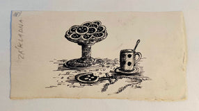 TOMÁŠ BÍM. Kresba tuší, sign, nedat. - (1980).