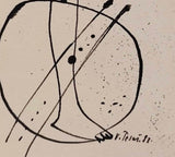 Vladimír Tesař. Prokletý b. - 1983. Kresba, tuš.