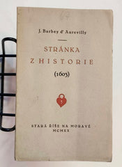 BARBEY D'AUREVILLY; JULES: STRÁNKA Z HISTORIE. - 1920.