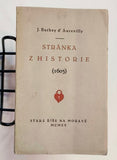 BARBEY D'AUREVILLY; JULES: STRÁNKA Z HISTORIE. - 1920.