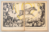 Kupka - L´ARGENT. L'ASSIETTE AU BEURRE. 1902. N° 41. Barevné litografie FRANTIŠEK KUPKA.