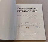 ČESKOSLOVENSKÁ FOTOGRAFIE. 1937.  Fotografická ročenka; sv. VII. SUDEK; RŮŽIČKA; ŠTYRSKÝ; HÁK; FUNKE; HÁJEK; ZYCH; LUKAS ...