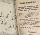 Remedia sympathetica; das ist Sammlung der bewährtesten und ... / Magie, alchymie, pověry, čarodějnictví, medicina. (1840).
