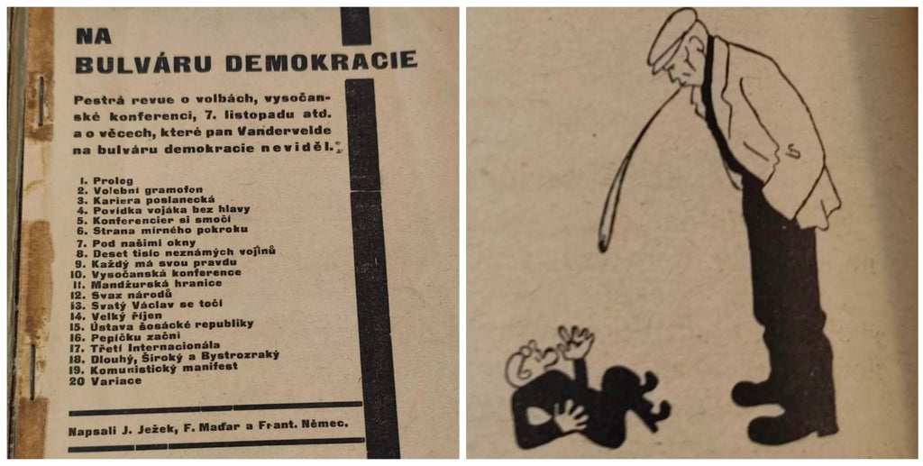 NA BULVÁRU DEMOKRACIE. - 1929.