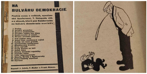 NA BULVÁRU DEMOKRACIE. - 1929.