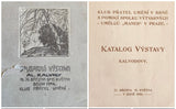 Souborná výstava Al. Kalvody od 26. března do 15. května. Brno 1904. Klub přátel umění.