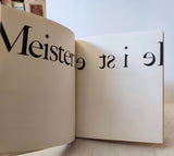 Pan Meister. Dialog o románu / Walter Jens. - typografie Oldřich Hlavsa. 1967.