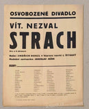 VÍTĚZSLAV NEZVAL. STRACH. / OSVOBOZENÉ DIVADLO. (1934)