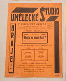 MARCEL ACHARD. CHCETE SE MNOU HRÁT? Umělecké Studio. Vladimír Gamza. 1926.